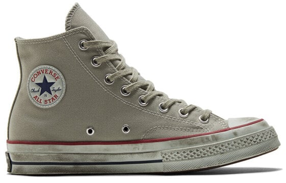 Кеды Converse 1970s Canvas Shoes Unisex High-Top Gray White/Red Blue 172670C