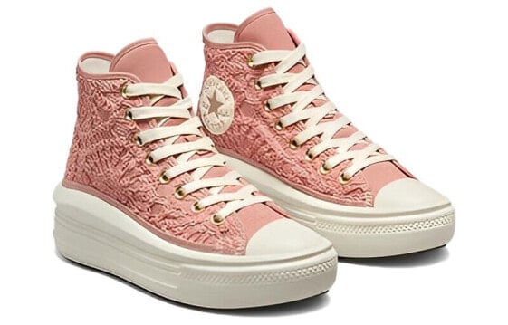 Кеды Converse Chuck Taylor All Star Move Platform Hi Daisy Cord Rust Pink Women's A03951C