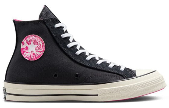 Кеды Converse Chuck 70 Canvas Shoes Unisex High-Top Black Pink A00743C