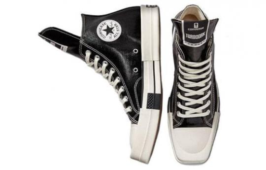 Кеды Converse Turbodrk Chuck Taylor All Star 70 Hi Rick Owens Drkshdw Black Lacquered Denim A01291C