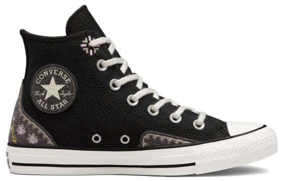 Кеды Chuck Taylor All Star Women's Converse High 'Autumn Embroidery - Black' Women's A05066C