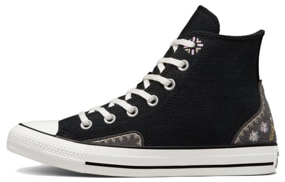 Кеды Chuck Taylor All Star Women's Converse High 'Autumn Embroidery - Black' Women's A05066C