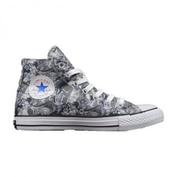 Кеды Converse Chuck Taylor All Star Canvas Shoes Unisex High-Top Gray 1CK828