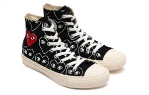 Кеды Converse Chuck Taylor All Star 70 Hi Comme Des Garcons PLAY All-Over Black 168982C