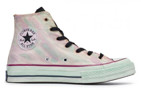 Кеды Converse 1970s Canvas Shoes Unisex High-Top Black, White, Purple, Green, Pink, Blue 162053C