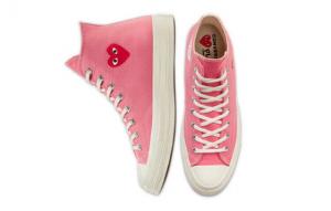 Кеды Converse Chuck Taylor All Star 70 Hi Comme Des Garcons Play Bright Pink 168301C