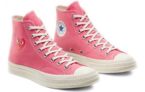 Кеды Converse Chuck Taylor All Star 70 Hi Comme Des Garcons Play Bright Pink 168301C