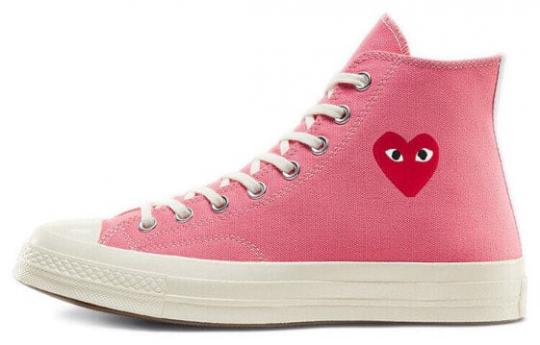 Кеды Converse Chuck Taylor All Star 70 Hi Comme Des Garcons Play Bright Pink 168301C