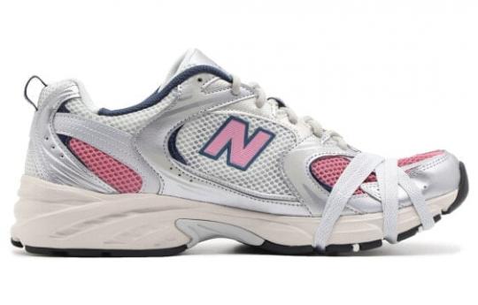 Кроссовки New Balance NB 530 Chunky Sneakers Unisex Low-Top Pink/Silver MR530KA