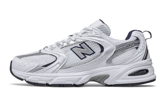 Кроссовки New Balance NB 530 Casual Shoes Unisex Low-Top White/Blue/Silver/Green MR530SG