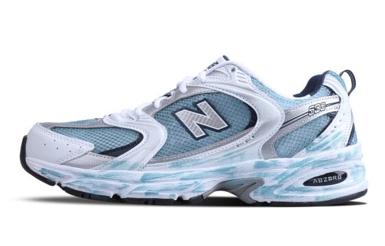 Кроссовки New Balance NB 530 Casual Shoes Unisex Low-Top White/Blue/Silver/Green MR530SG