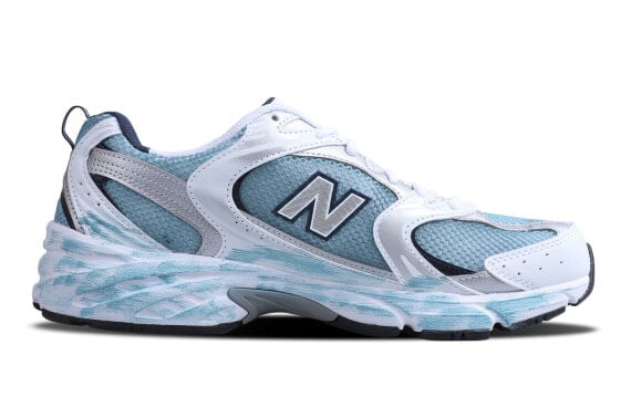 Кроссовки New Balance NB 530 Casual Shoes Unisex Low-Top White/Blue/Silver/Green MR530SG