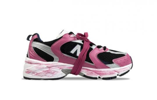 Кроссовки New Balance NB 530 Running Shoes Unisex Low-Top Black Pink MR530SG