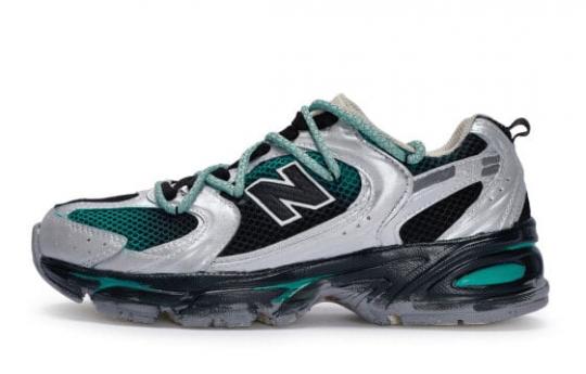 Кроссовки New Balance NB 530 Running Shoes Unisex Low-Top Silver/Green MR530AA