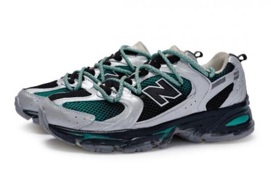 Кроссовки New Balance NB 530 Running Shoes Unisex Low-Top Silver/Green MR530AA