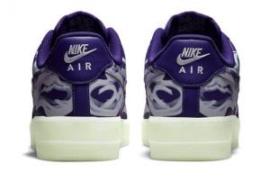 Кроссовки Nike Air Force 1 Low '07 Qs Purple Skeleton Halloween 2021 CU8067-500