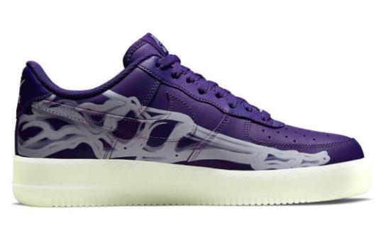 Кроссовки Nike Air Force 1 Low '07 Qs Purple Skeleton Halloween 2021 CU8067-500