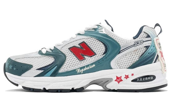 Кроссовки New Balance NB 530 Running Shoes Unisex Low-Top White/Cyan MR530SG