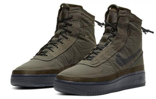 Кроссовки Nike Air Force 1 High Shell Cargo Khaki Women's BQ6096-301