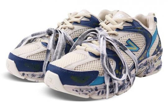 Кроссовки New Balance NB 530 Running Shoes Unisex Low-Top White Blue MR530AA