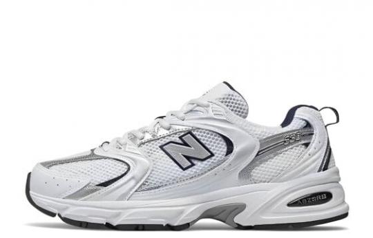 Кроссовки New Balance NB 530 Running Shoes Unisex Low-Top White / Silver / Khaki MR530SG