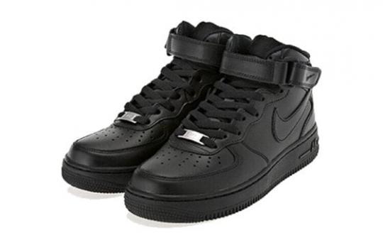 Кроссовки Nike Air Force 1 Mid '07 "2021 Release Triple Black" Sneakers 366731-001