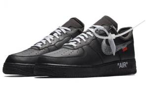 Кроссовки Nike Air Force 1 Low '07 Off-White MoMA Without Socks AV5210-001