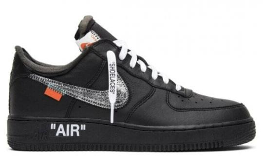 Кроссовки Nike Air Force 1 Low '07 Off-White MoMA Without Socks AV5210-001