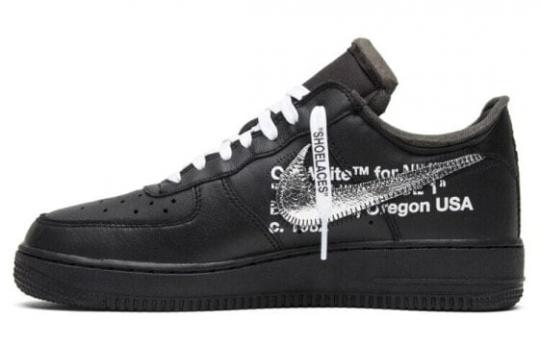 Кроссовки Nike Air Force 1 Low '07 Off-White MoMA Without Socks AV5210-001