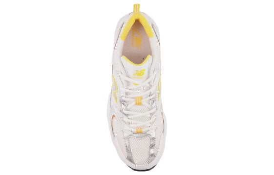 Кроссовки New Balance 530 White Vibrant Apricot Silver Metallic MR530PU