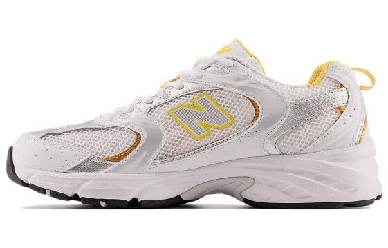 Кроссовки New Balance 530 White Vibrant Apricot Silver Metallic MR530PU
