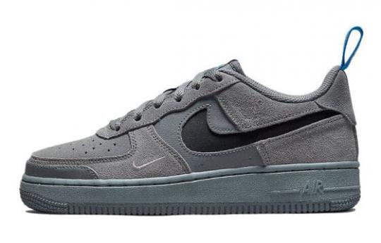 Кроссовки и кеды Nike Air Force 1 Low Cut Out Swoosh Smoke Grey GS DQ1097-001