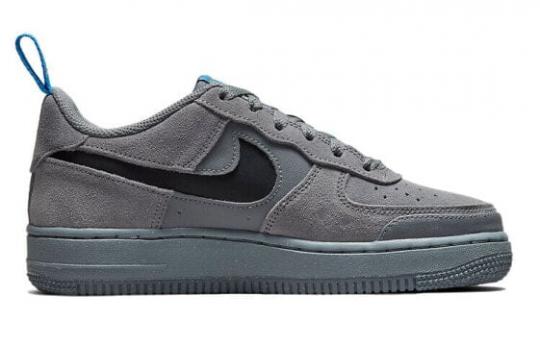 Кроссовки и кеды Nike Air Force 1 Low Cut Out Swoosh Smoke Grey GS DQ1097-001