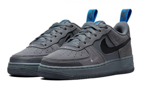 Кроссовки и кеды Nike Air Force 1 Low Cut Out Swoosh Smoke Grey GS DQ1097-001