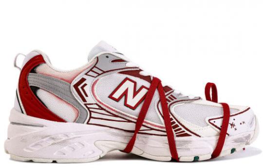 Кроссовки New Balance NB 530 Running Shoes Unisex Low-Top Red White MR530SK