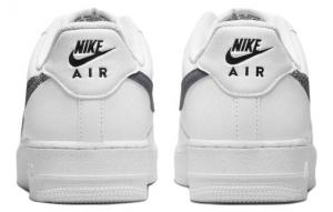 Кроссовки Nike Air Force 1 Low '07 Spray Paint Swoosh White Black Grey FD0660-100