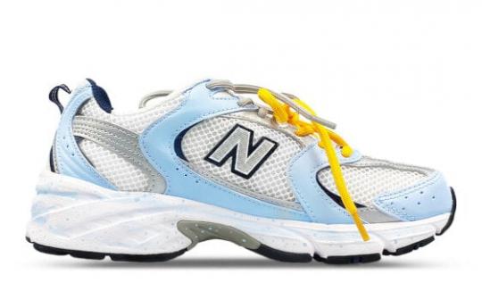 Кроссовки New Balance NB 530 Running Shoes Unisex Low-Top White Silver/Blue MR530SG