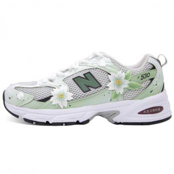 Кроссовки New Balance NB 530 Running Shoes Unisex Low-Top Green White/Gray MR530GS