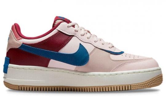 Кроссовки Nike Air Force 1 Low Shadow Light Soft Pink Team Red Blue Women's CI0919-601