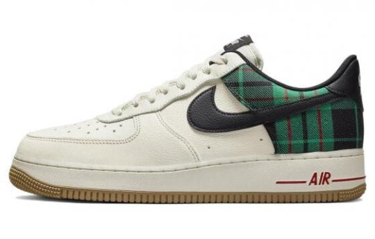 Кроссовки Nike Air Force 1 Low '07 Lx Plaid Pale Ivory Stadium Green DV0791-100