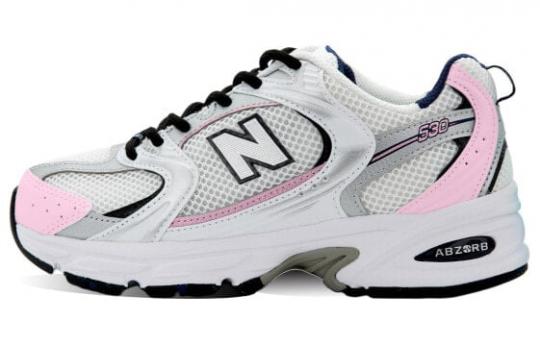 Кроссовки New Balance NB 530 Running Shoes Unisex Low-Top White Silver/Pink MR530SG