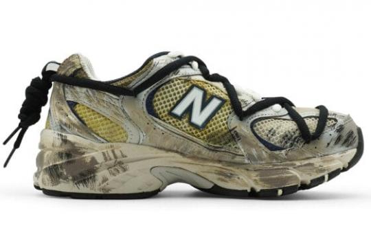 Кроссовки New Balance NB 530 Running Shoes Unisex Low-Top Black Yellow MR530KA