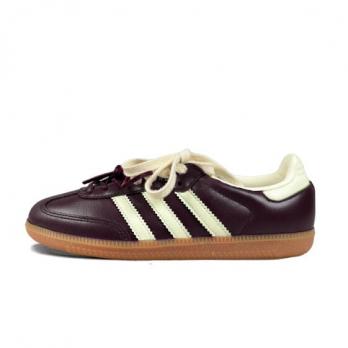 Кроссовки Adidas Originals SAMBA OG Casual Shoes Women's Low-Top Burgundy/Ecru IE0872