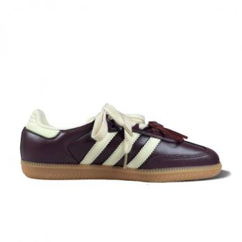 Кроссовки Adidas Originals SAMBA OG Casual Shoes Women's Low-Top Burgundy/Ecru IE0872