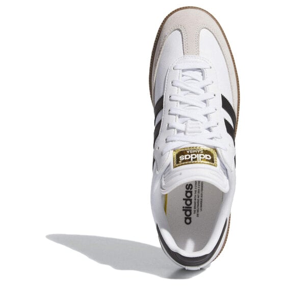Кроссовки Samba Adidas Spikeless Golf 'White Black Gum' IH5167