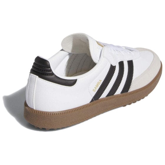 Кроссовки Samba Adidas Spikeless Golf 'White Black Gum' IH5167
