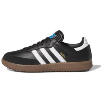 Кроссовки Samba Adidas Originals Spikeless Golf 'Black White Gum' IH5168