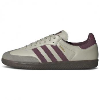 Кроссовки Samba Adidas Originals Og 'Putty Grey Maroon' ID1482