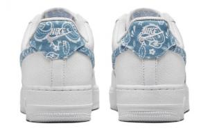 Кроссовки Nike Air Force 1 Low '07 Essential White Worn Blue Paisley Women's DH4406-100