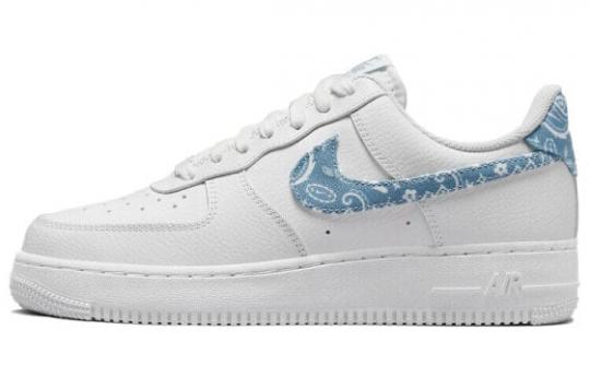 Кроссовки Nike Air Force 1 Low '07 Essential White Worn Blue Paisley Women's DH4406-100